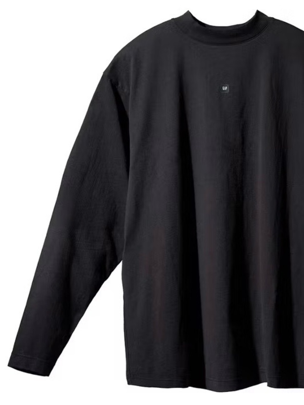 YEEZY YZY x GAP collab, NEVER WORN, RARE, Oversized Black Long Sleeve Shirt